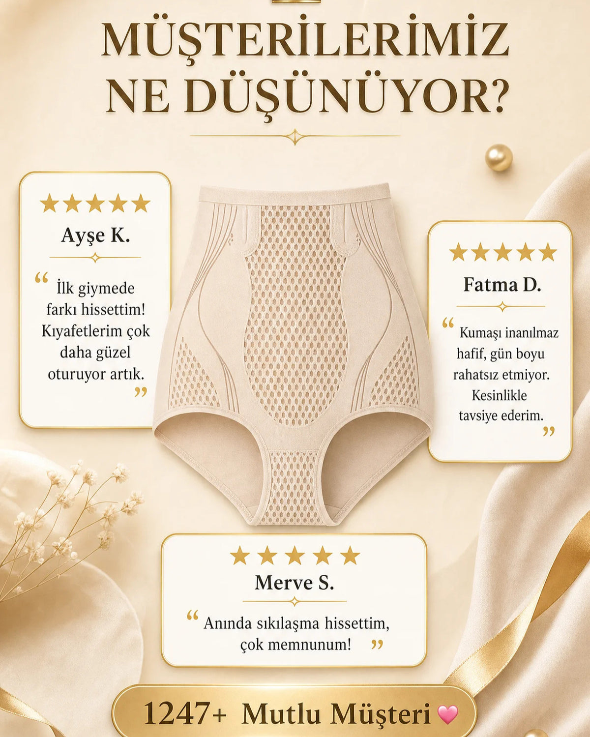 FitLora™ Buz İpek Korse